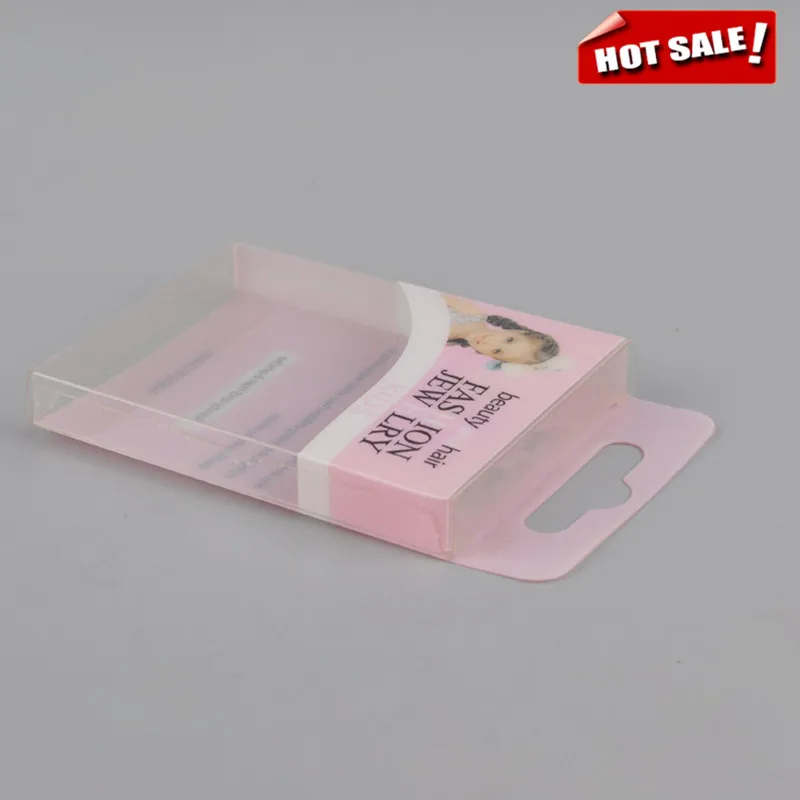 Factory custom transparent frosted environmental protection waterproof pvc packing box