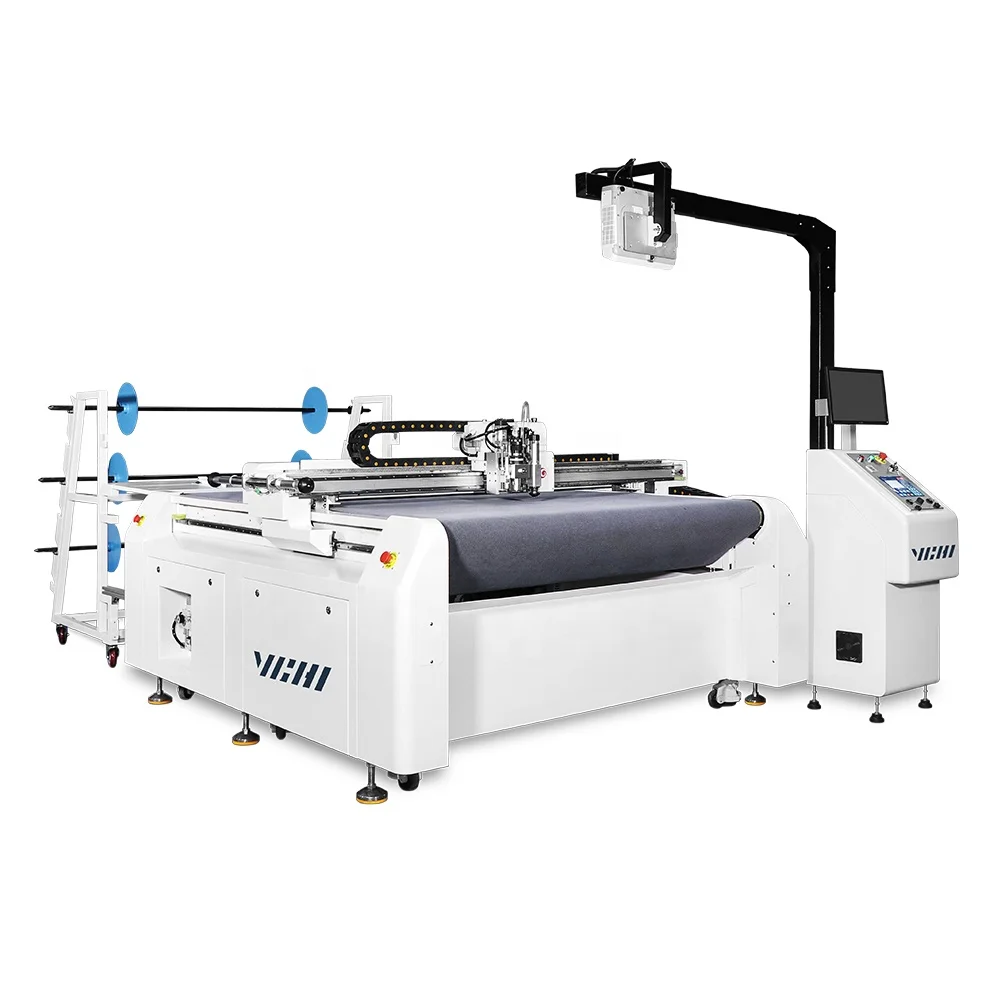 Проектор с системой чтения и автоматической подачи, Осциллирующий цифровой нож, режущий станок для прокатки обуви