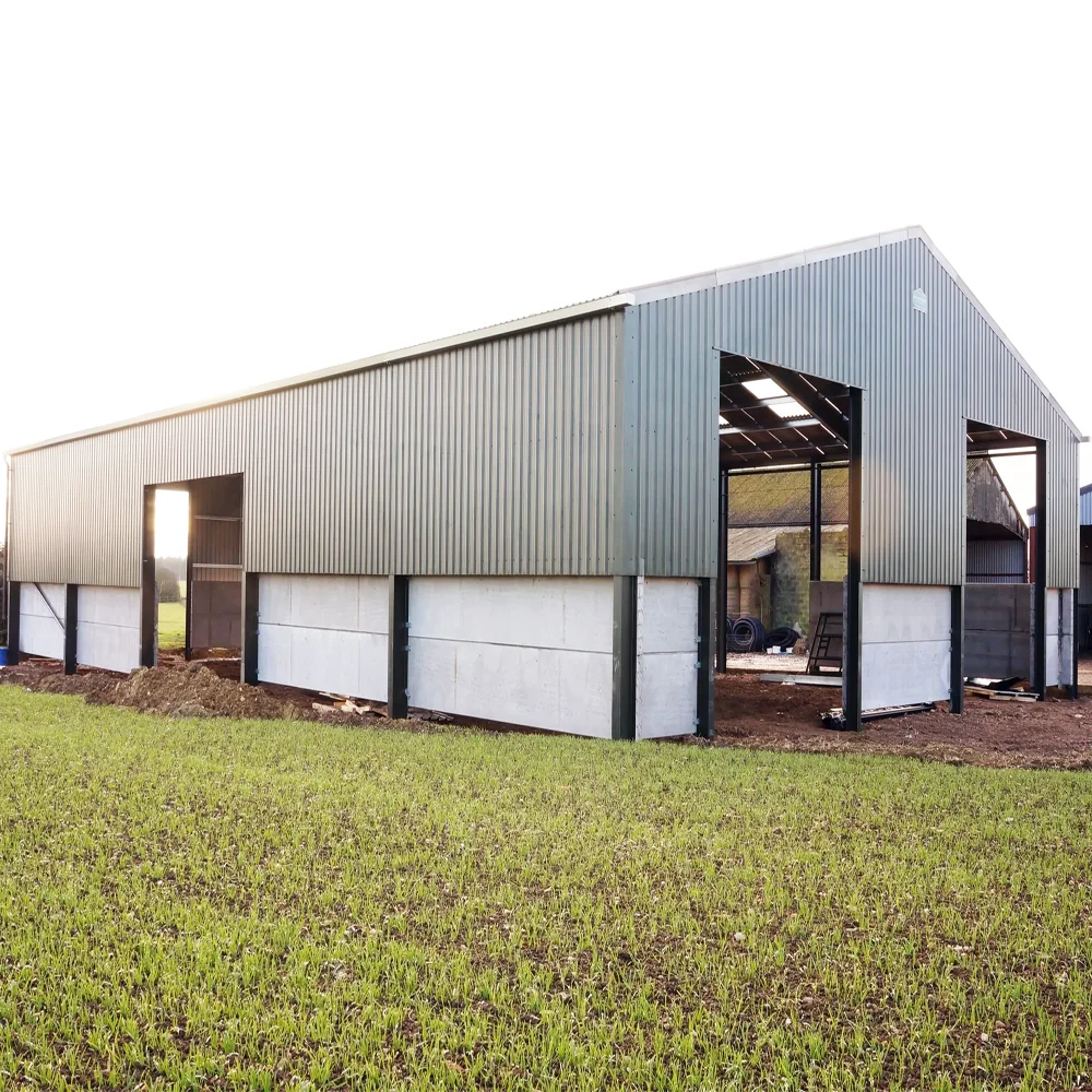 Structural Steel Portal Frames Q235 Q345 Galvanized Steel Frame Construction Factory Warehouse Building