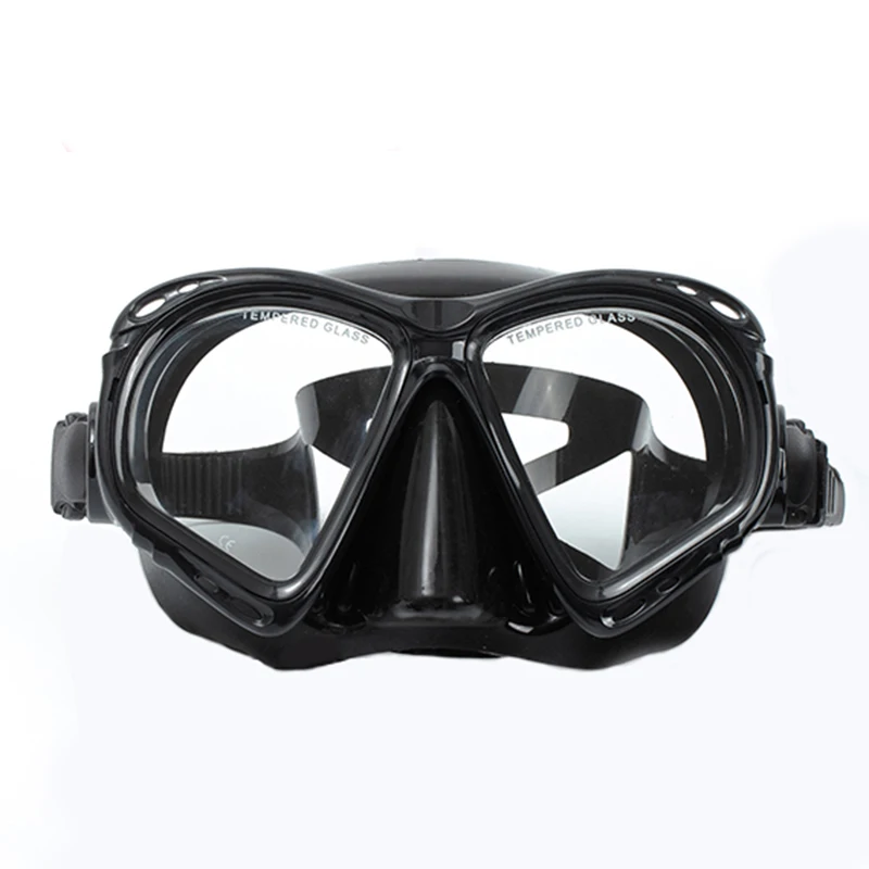Swim equipment Tempered Lens Swimming Goggles Single Len Mask Scuba Diving mask waterproof diving mask