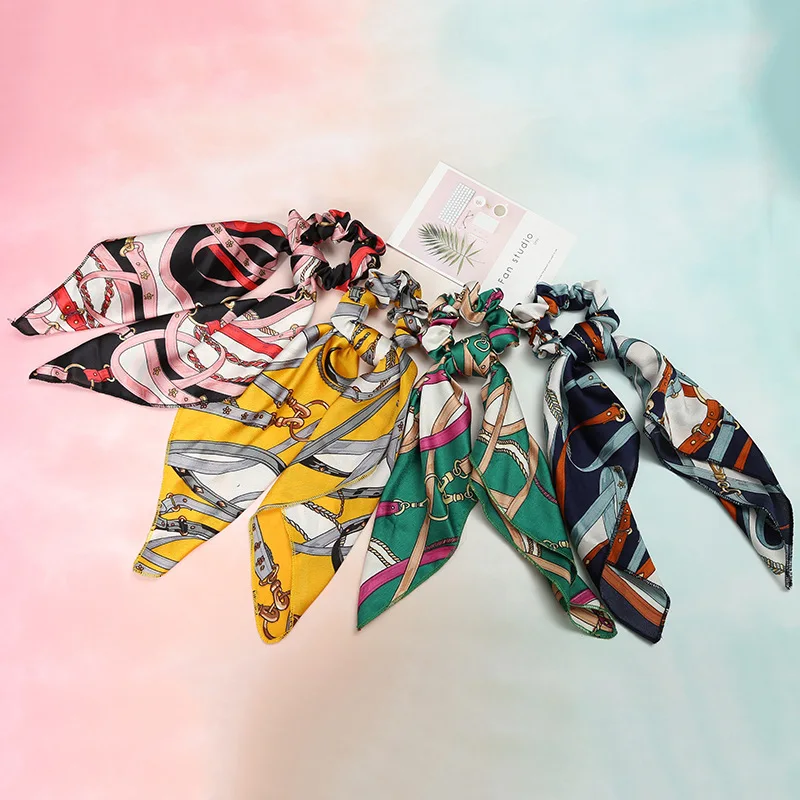 Fashion square scarf hair band, hair band gifts, employee benefits, various colors can be customized