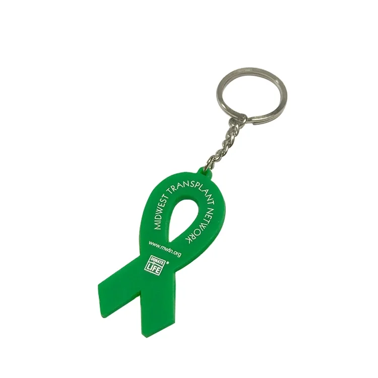 
Environmental Make Your Own Silicone Rubber Keychain Support Custom Printed Logo 