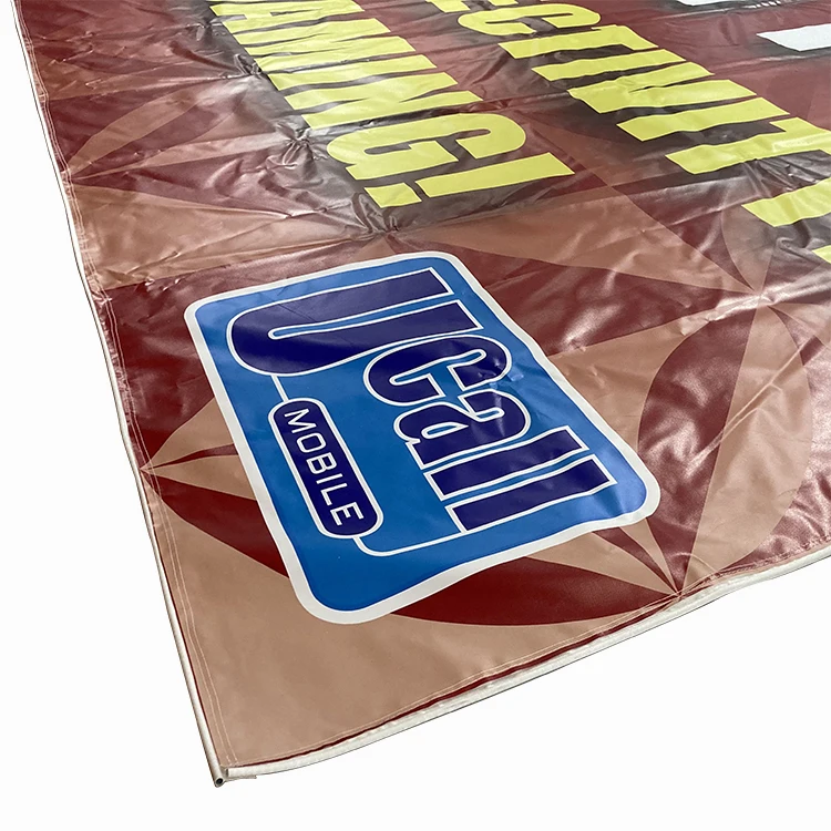 Banner 380g Printing wrinkle-free Vinyl Rolls For Slogan Material Fabric Vinyl Mesh Pvc Flex Banner