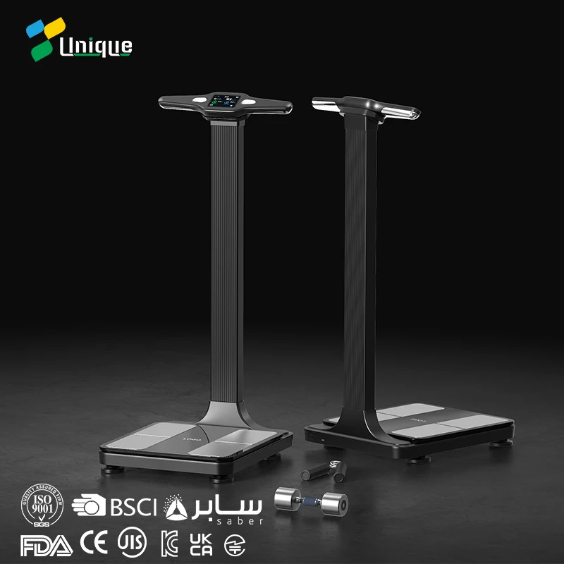 Large Colorful TFT Display Body Scan Scale Measurement Body Fat Analyzer BMI Smart WIFI Body Fat Scale Gym Weight Scale With APP