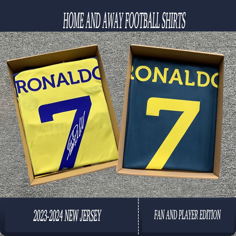 2023-2024 The latest nassr jersey football jersey No. 7 footballer training uniform soccer suit T-shirts