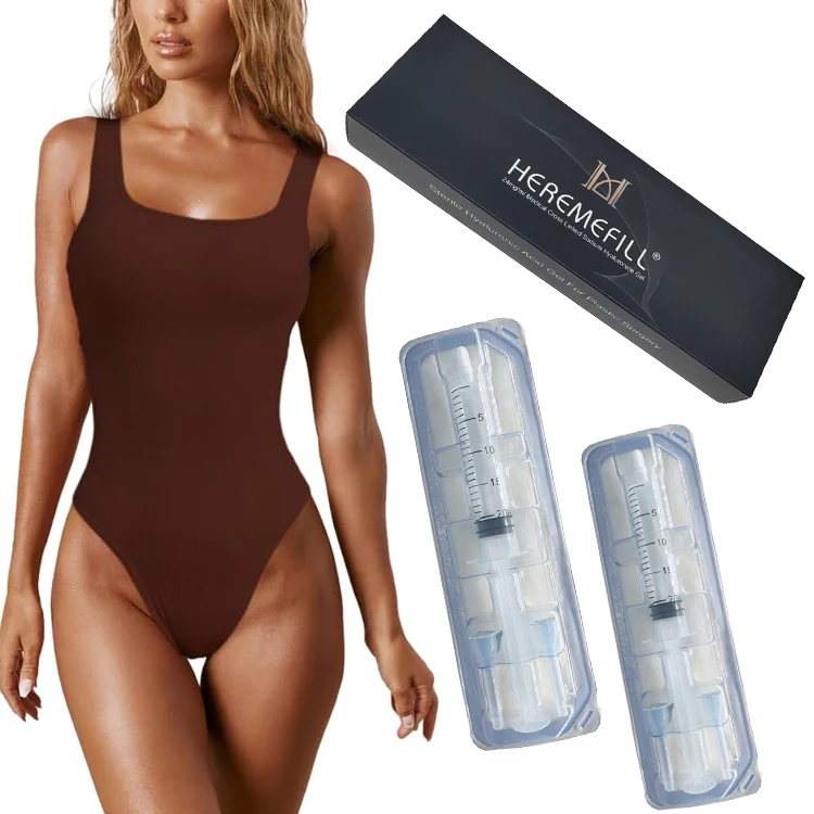 Heremefill best quality hot Sale Ha Deep 5ml Dermal chin Filler Hyaluronic Acid for chin enhances the action