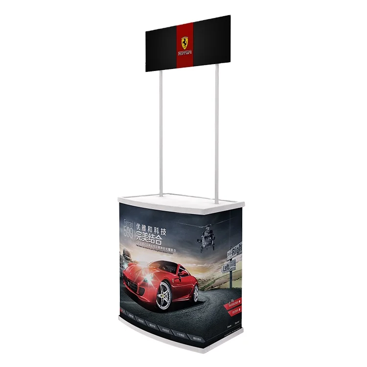 Supermarket Folding Pop up ABS Portable Promotion Table for Advertising