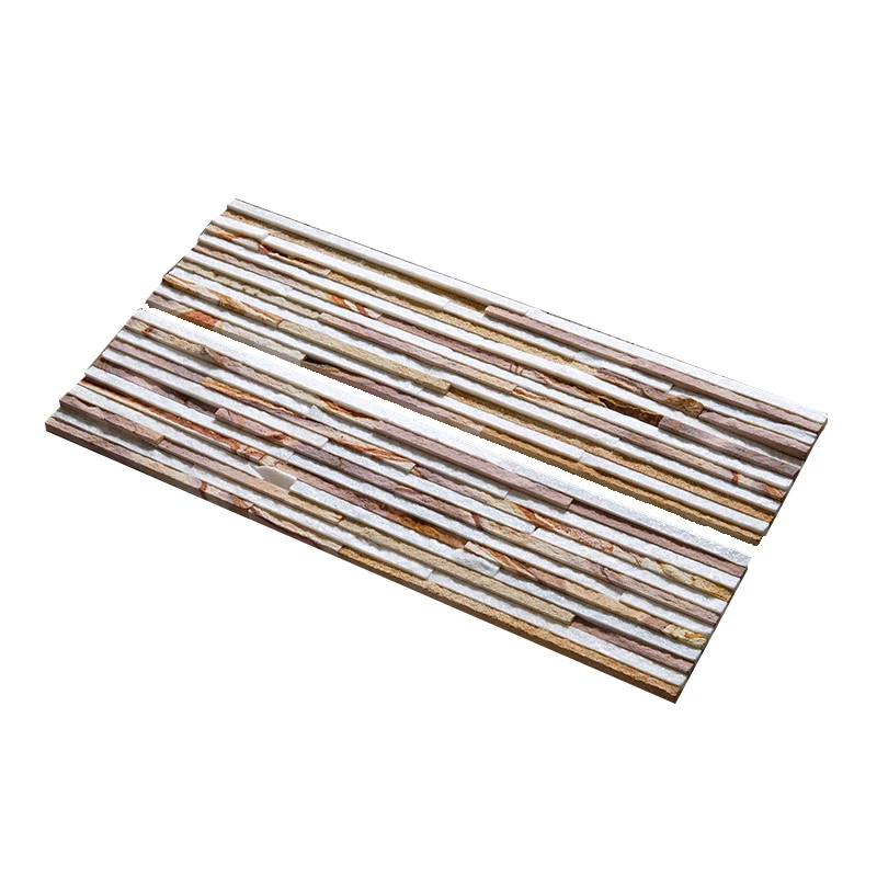 Quality natural Quartzite Culture colored sand stone exterior wall tiles cladding Stone