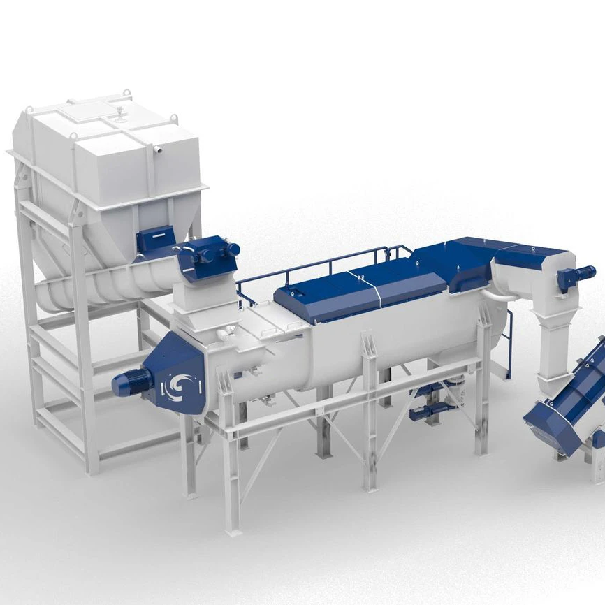 Надежный производства ПЭТ хлопья стиральная dryling рециркулирующую линию