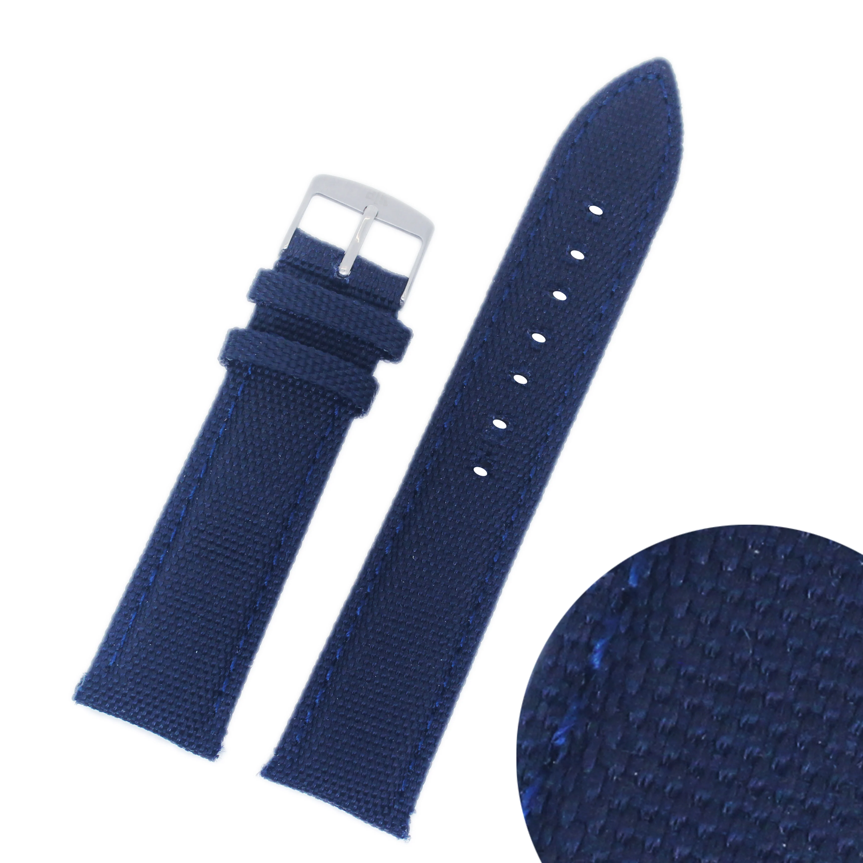 Wholesale vegan factory direct jean genuine leather Woven suede watch straps watchband
