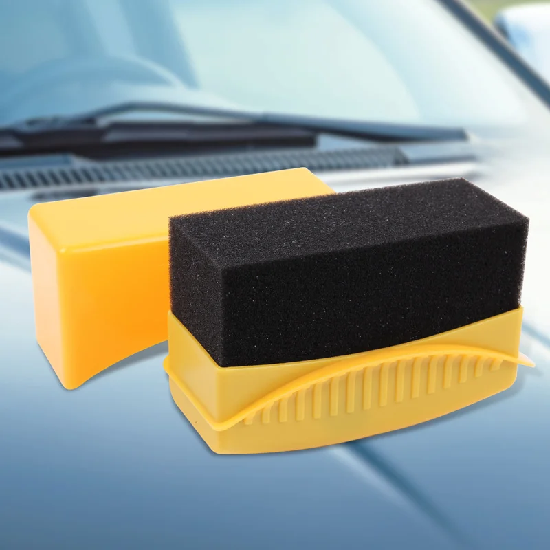 Car Professional Wax Foam Polishing Sponge Car Wash Curved Foam Sponge EVA Cleaning Tool Auto Care U-Shape Tyre Tire Brush