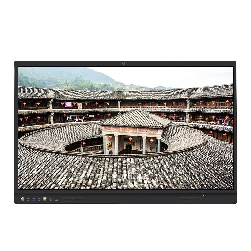 LOFIT  55 65 75 86 100 Inch Interactive TV LCD Display Smart Board 10 Points Infrared Touch Screen Whiteboard