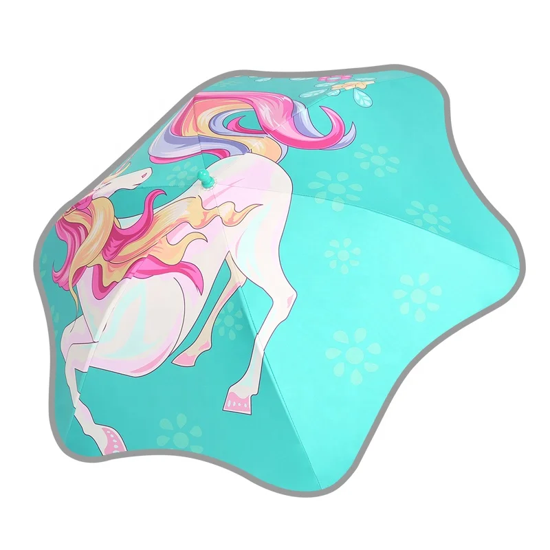 
Hot sale hands free cute kids umbrella rain with logo prints 