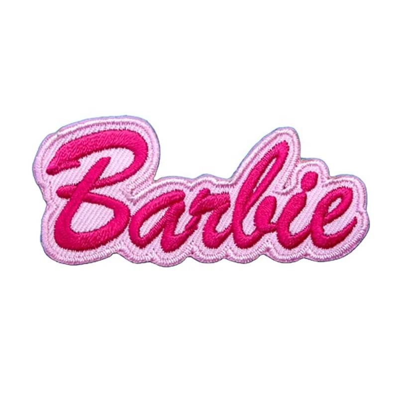 Make Your Own Design Fashion Custom Barbie Patch  Iron On Embroidery Patches For Sale