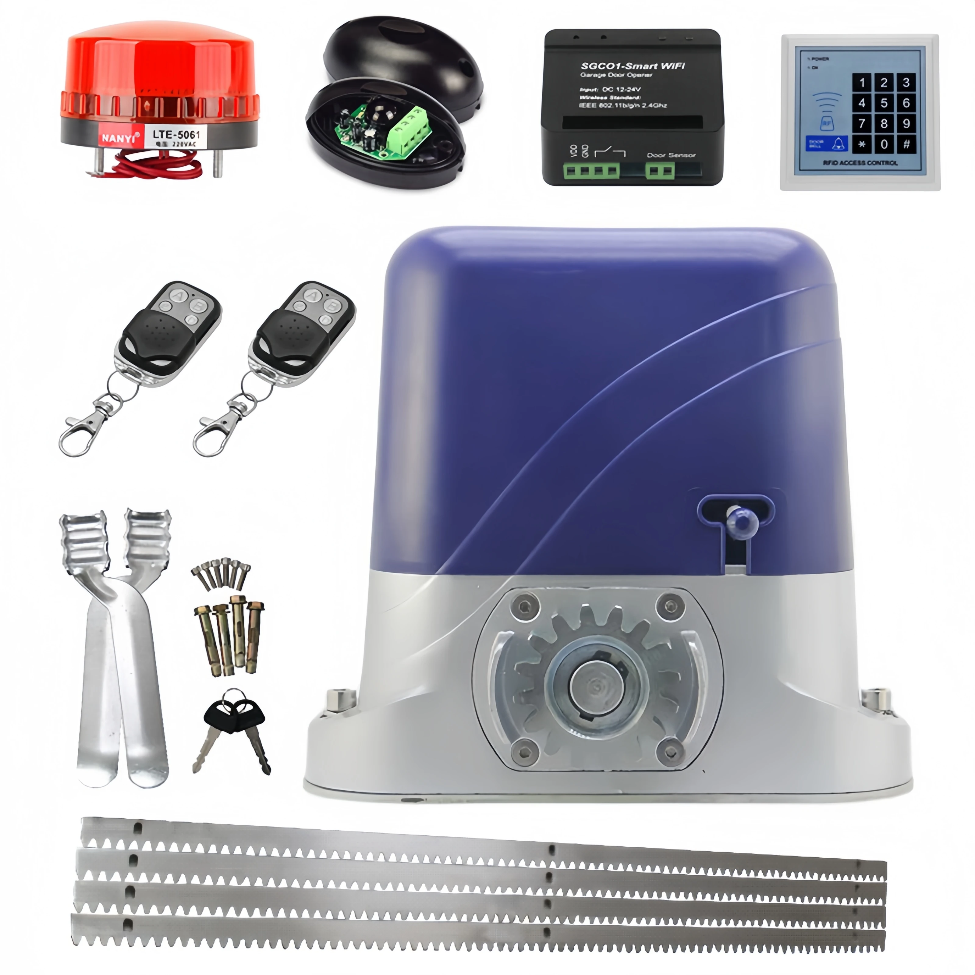 Heavy Duty Garage Door Automatic Door Operators Sliding Gate Motor Electric Sliding Gate Opener with Remote Control App