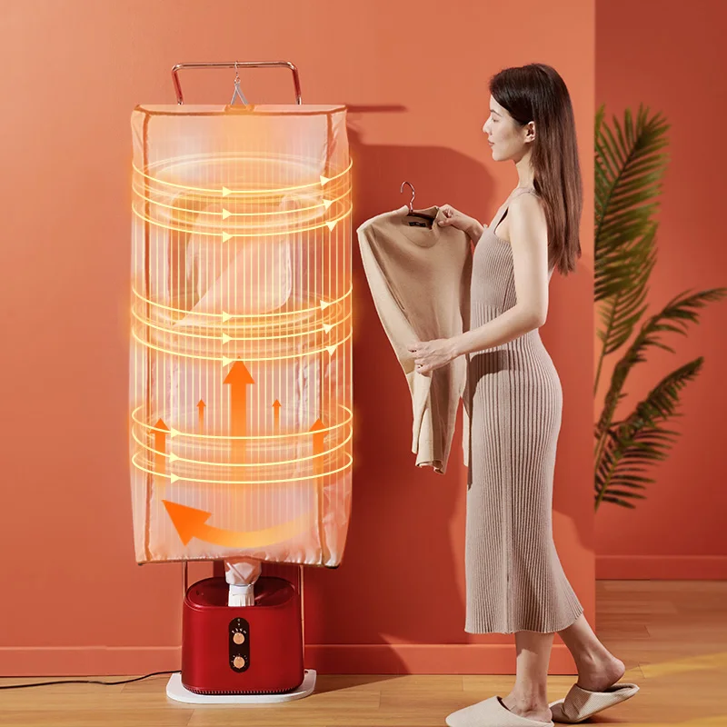 Portable mini room heater fan electric folding clothes dryer portable warm multifunction