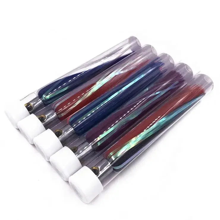 OEM 6.5inch/35G Bullet Head Trolling Lure with Nylon Hair Brass Head Saltwater Fishing Lures Marlin Lures