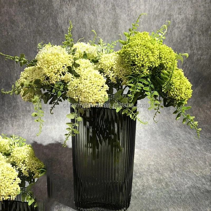 CM-TH1216 Green Artificial Flower for Wedding