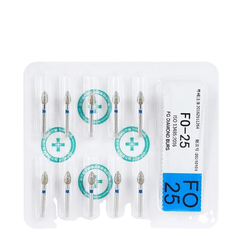 Dentist Bur Supplier Spare Parts Drill and Dental Accessories Polishing Metal Diamond Dental Bur