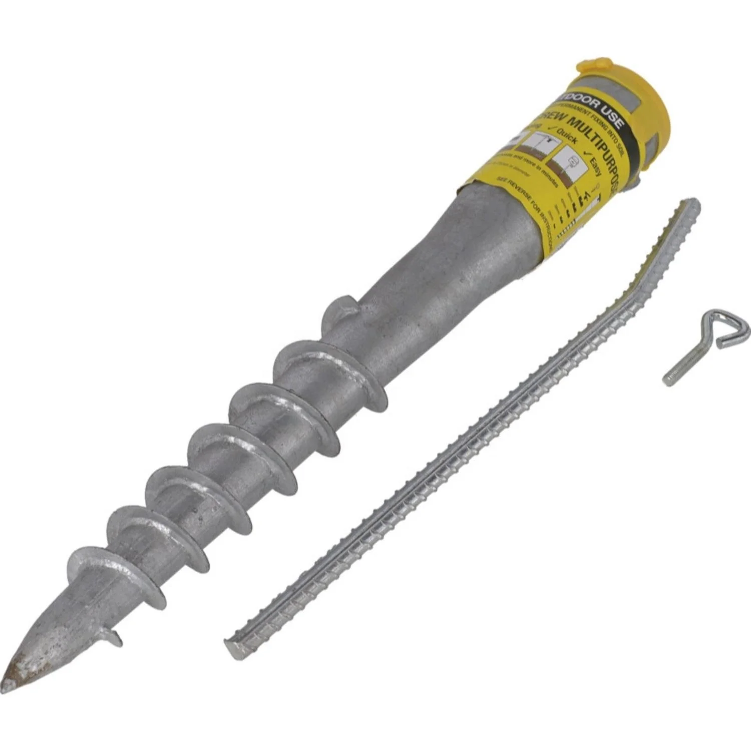 Hot Dipped Galvanized Ground Screws Ground Anchors For Solar Foundation or Greenhouse