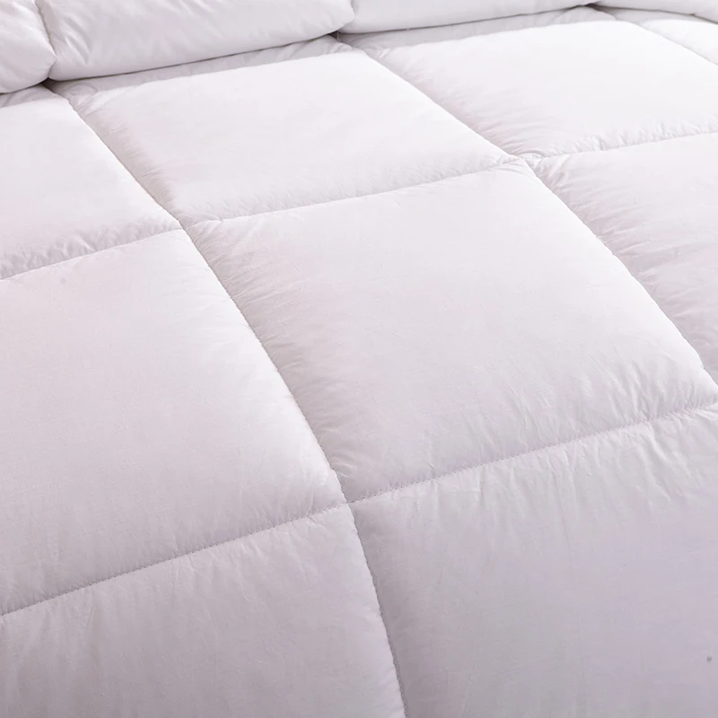 Hotel style 100% cotton duvet quilt set hotel duvet insert white down feather duvet inner bedding quilt