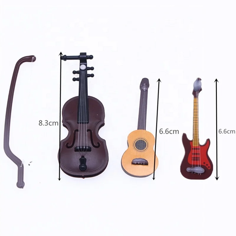 1:12 Dollhouse Miniature Violin Musical Instruments Collection DIY For Doll House Decor Accessories props toys