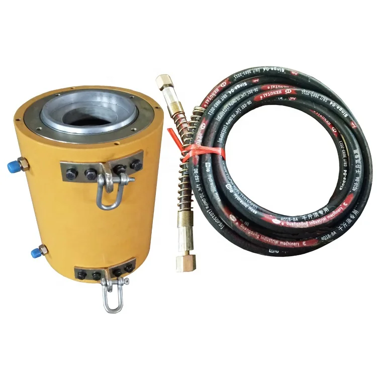 YCW Series Hydraulic Prestressed Post Tension Double Acting Stressing Hollow Jack