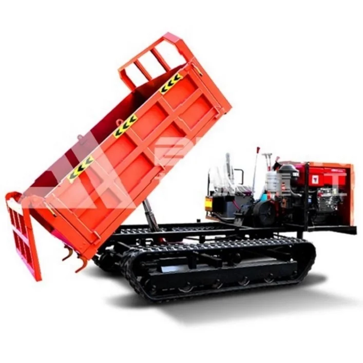 3ton-10ton Loading Mini Dumper Portable Crawler Dumper Truck For Farm