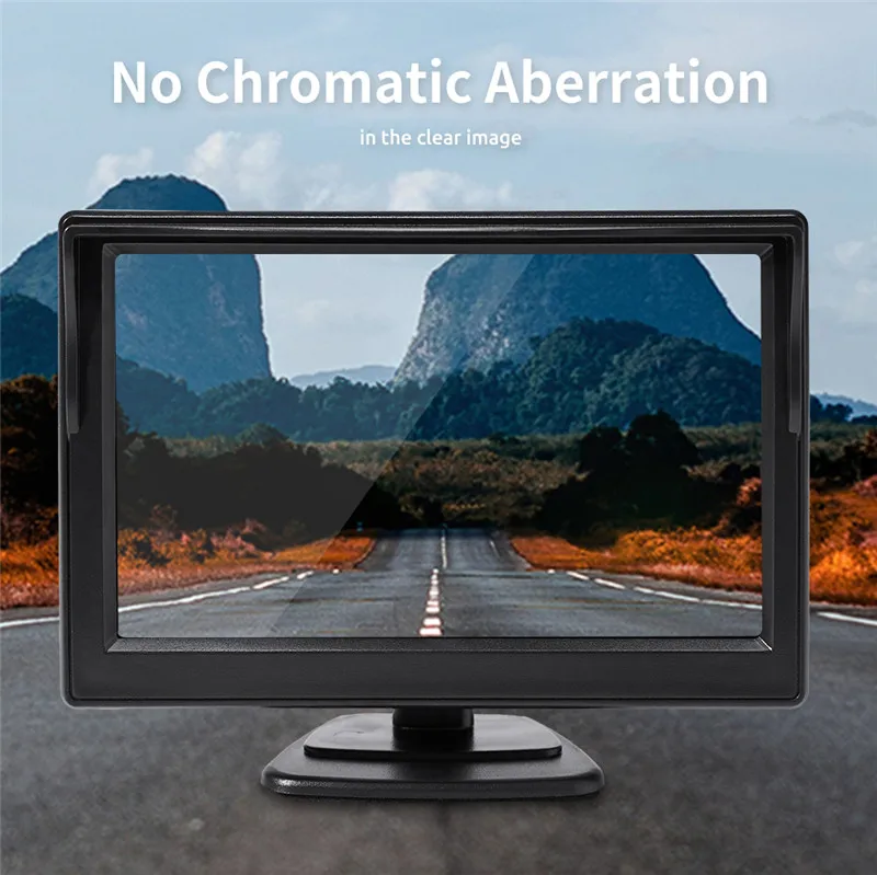5 inch HD Backup Camera Car Monitor Screen Rear View Reverse Display DC 12V-24V Vehicle Backup Display for Car SUV Van Truck