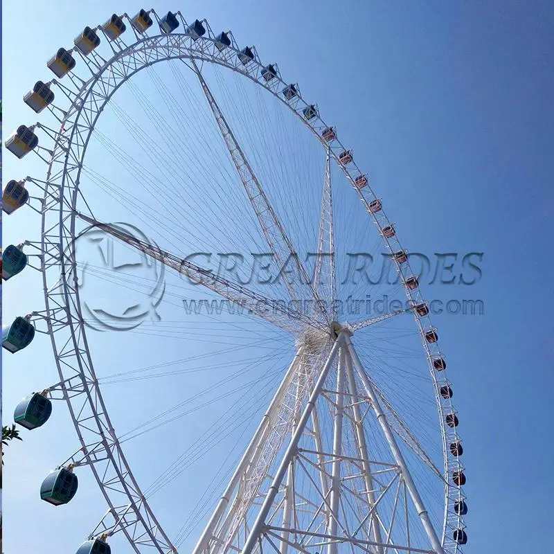 Newest Design Factory Price Carnival Ride Ferris Wheel Large 88m Sightseeing Ferris Wheel for Sale