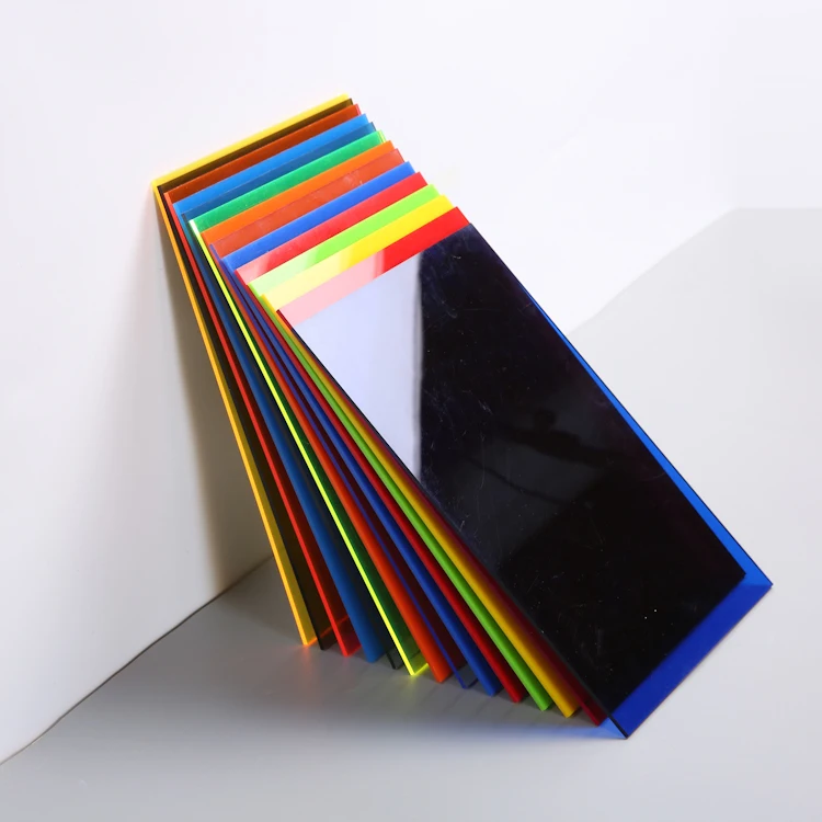 HUASHUAITE Advertising Material Color Plastic Perspex 2mm 6mm Acrylic Sheet For led sign board outdoor advertising