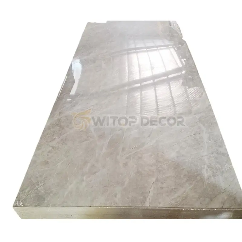 High glossy pvc glossy  marble wall sheet interior decoration