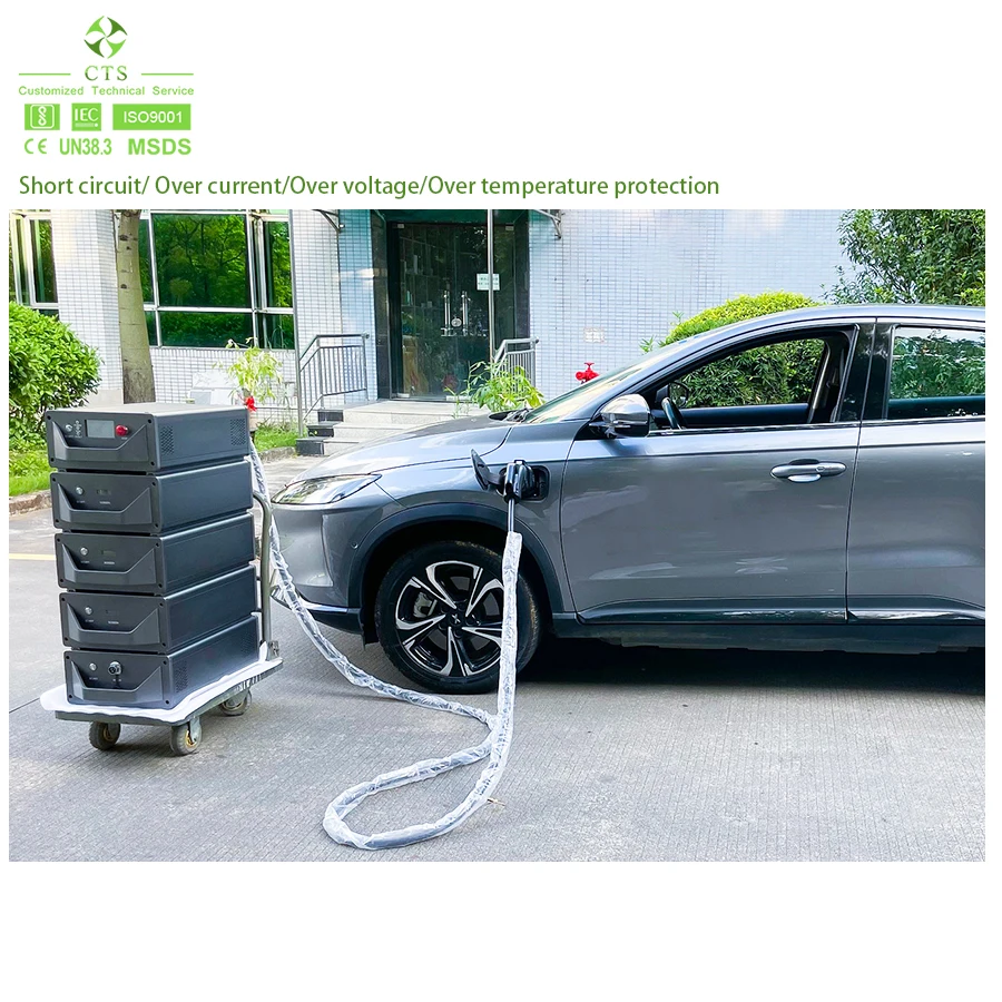 DC 40/60kw electric charger for EV car 60kW with 65kWh battery mobile ev charging station	portable ev charger