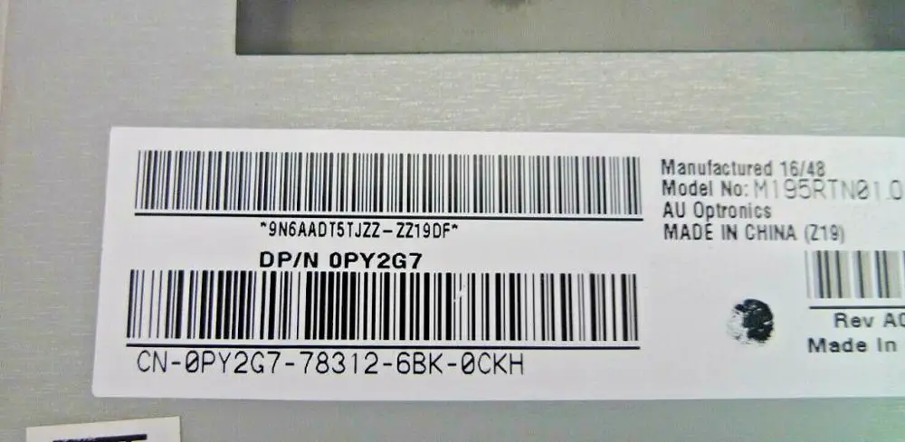 ЖК-экран M195RTN01.0 для DELL INSPIRON 20 3048 3052 19 5 дюйма без сенсорного