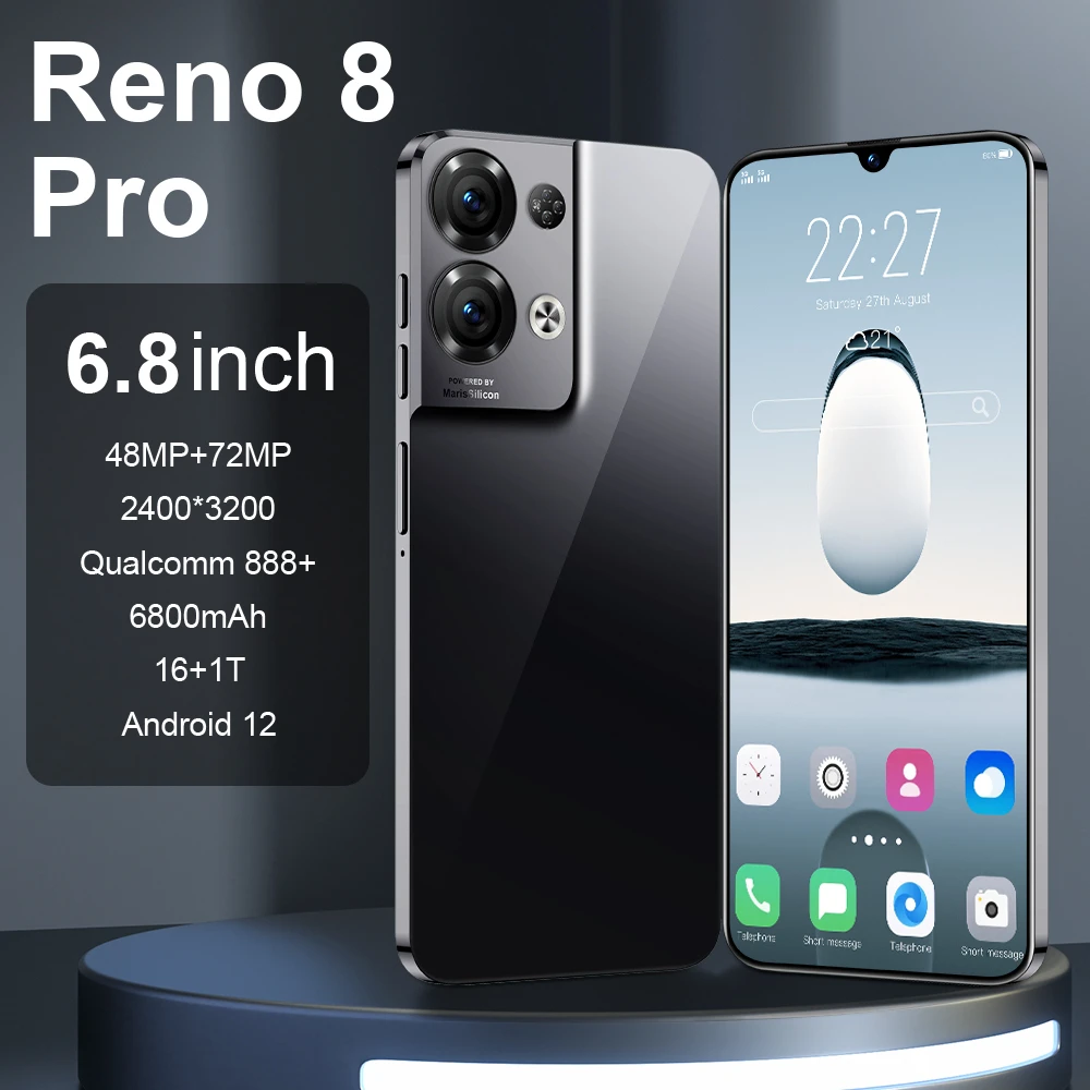 Android 12,0 nokia смартфонов oppo Рино 8 pro мобильный смартфон