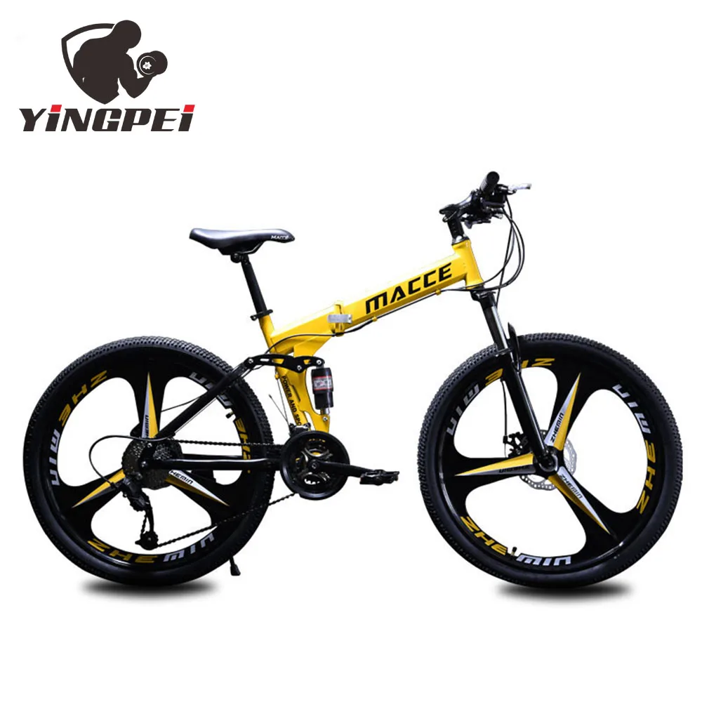 
Speed Steel Frame Disc Brake Foldable Mountain Bike Factory Bicycle 