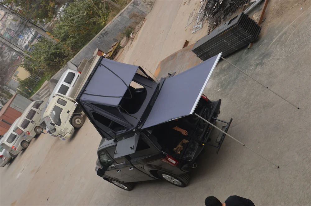 New Design Car Camping 4x4 Offroad Pickup Truck Hard shell Roof Top tent Camper Canopy