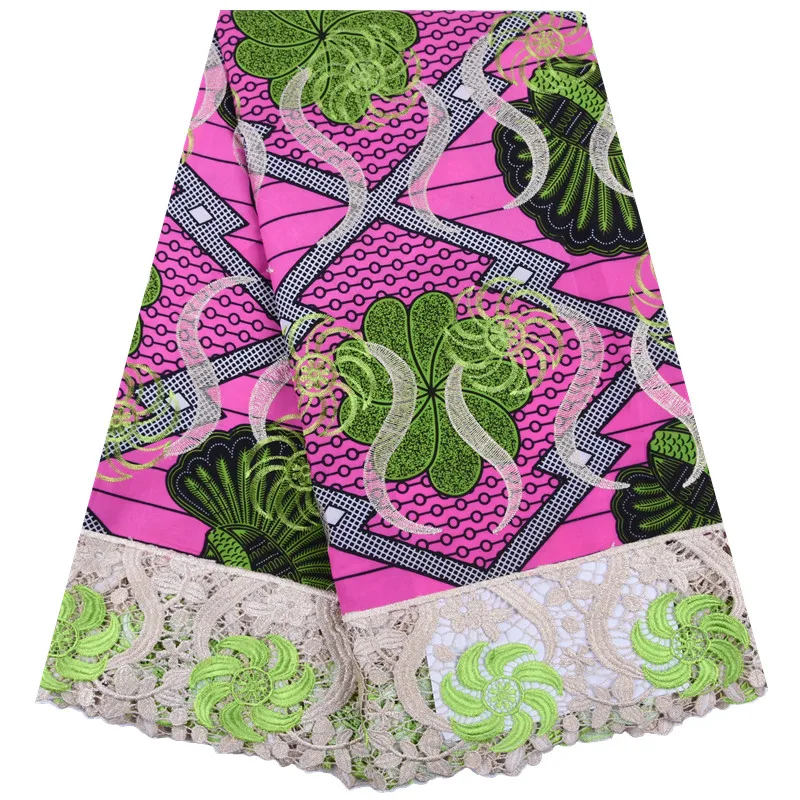 1295 Free Shipping Cutwork Lace Embroidery Designs Wax Lace Fabric African Lace Designs Blouse