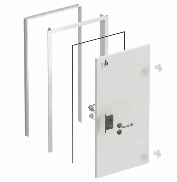 
Industrial single hinges steel door 