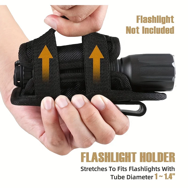 Tactical Smartphone Holster Molle Flashlight Pouch Holster Case Gadget Attachment Belt holder Waist Bag Hunting Light Holster