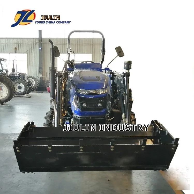 JIULIN 55hp 4WD фермерский садовый недорогой колесный трактор с Rops фронтальный погрузчик сделано в