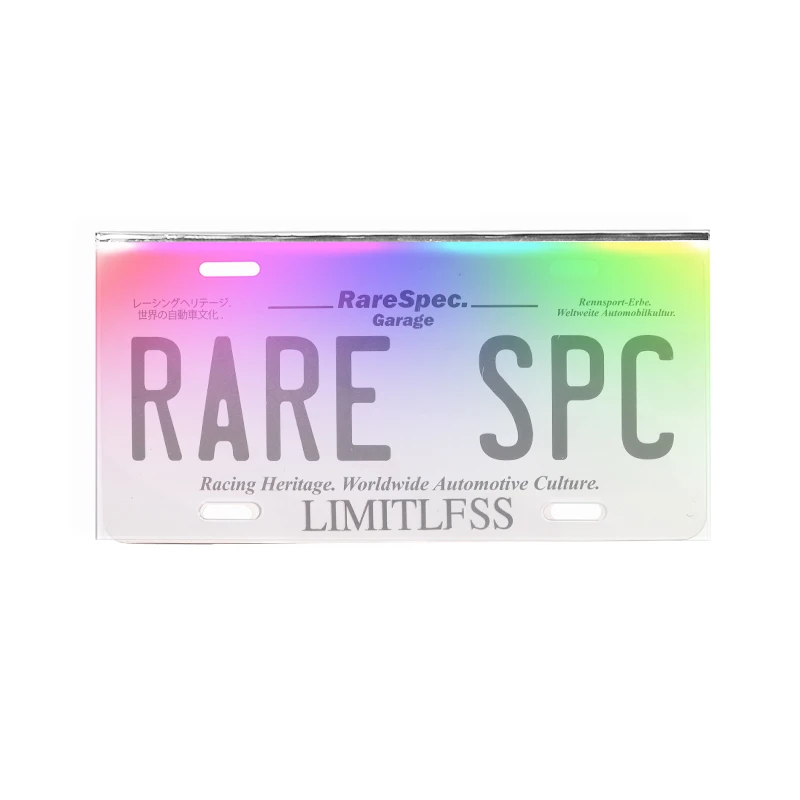 12*6 USA Size RGB License Plate Frame camera nano change color