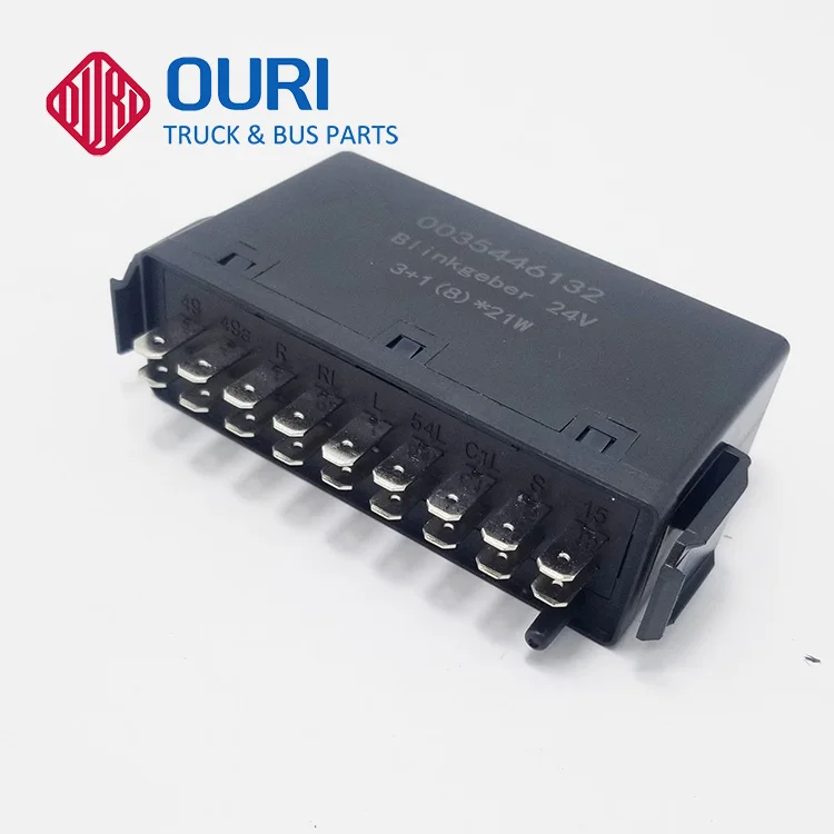 OURI Truck Parts Turn signal Relay 0035443032  0035443732  0035444332  0035445032 0035446132 for MB Actros