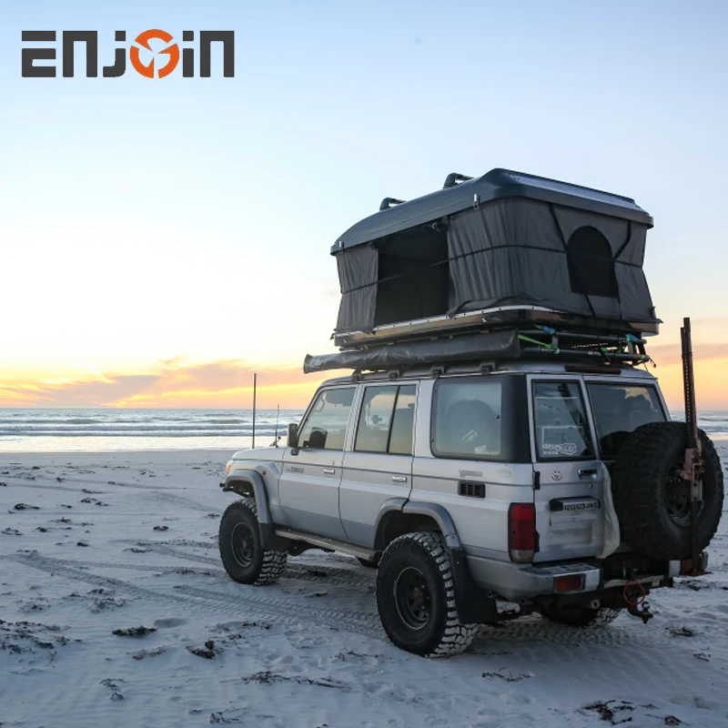 ENJOIN Outdoor Camping Breathable Waterproof Car Roof Top Tent Hard Shell Roof Top Box