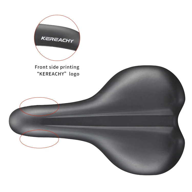 KEREACHY Factory customization Bike Seat Cushion Super Soft Comfort MountainRoad Bike Saddle SeatCushion blackbrown Bicycle Seat