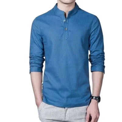 
New Custom Clothing Sweatshirt Long Sleeve Classic Fit T-Shirts Solid Color Golf Sport Shirt 