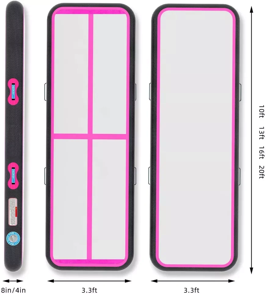 2022 Newly style Gymnastic mat Flat practice Inflatable protection Taekwondo air cushion somersault dance mat