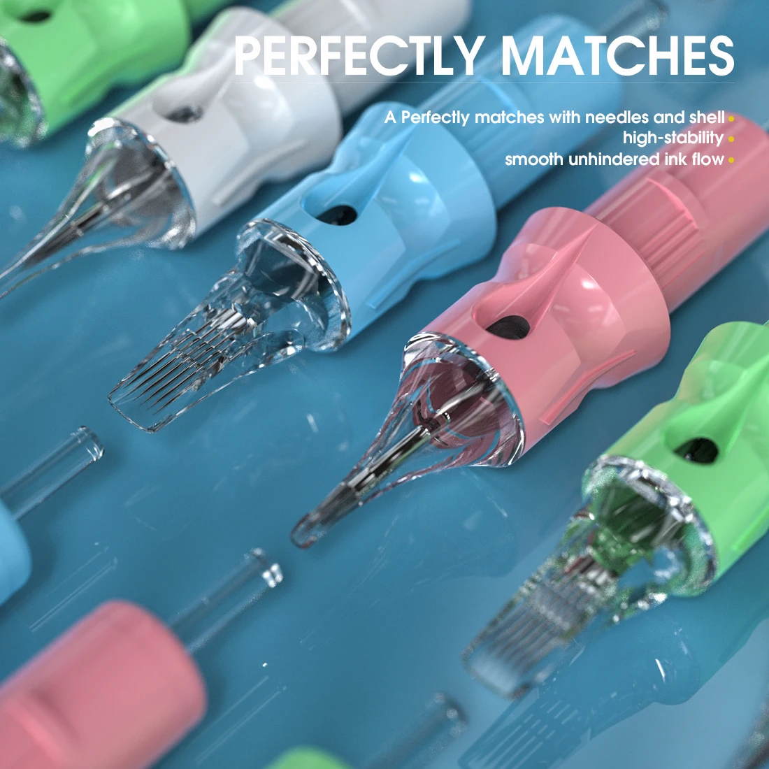 Dragonhawk Labs Individually Packaged Tattoo Cartridges Needles 20pcs/box for Tattoo Starter