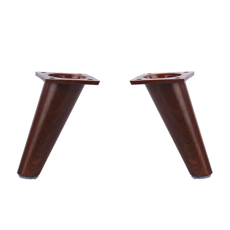 2024 plastic ABS matt surface round Furniture Leg sofa legs wood furniture parts
