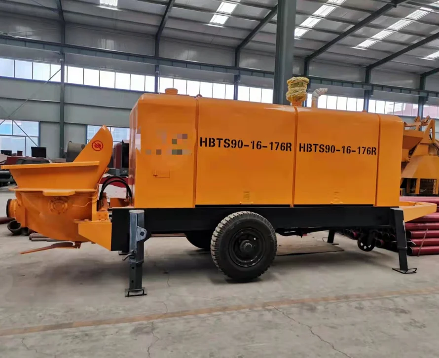 MINLE Concrete Pumping Machine And  Concrete Pump Truck Price New